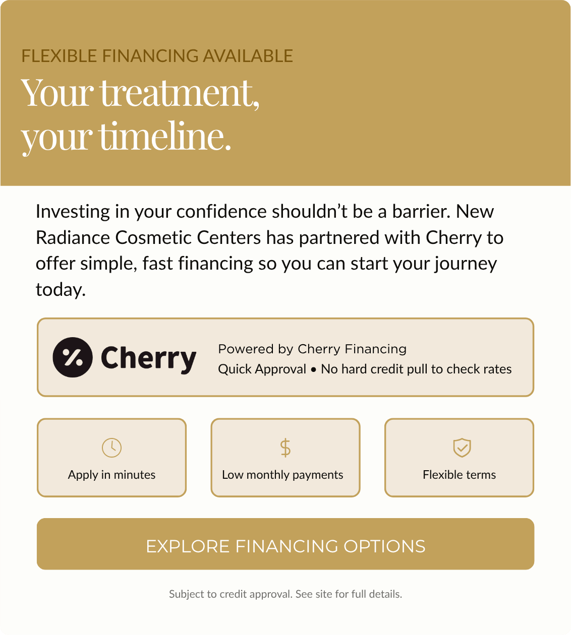 Explore Financing Options